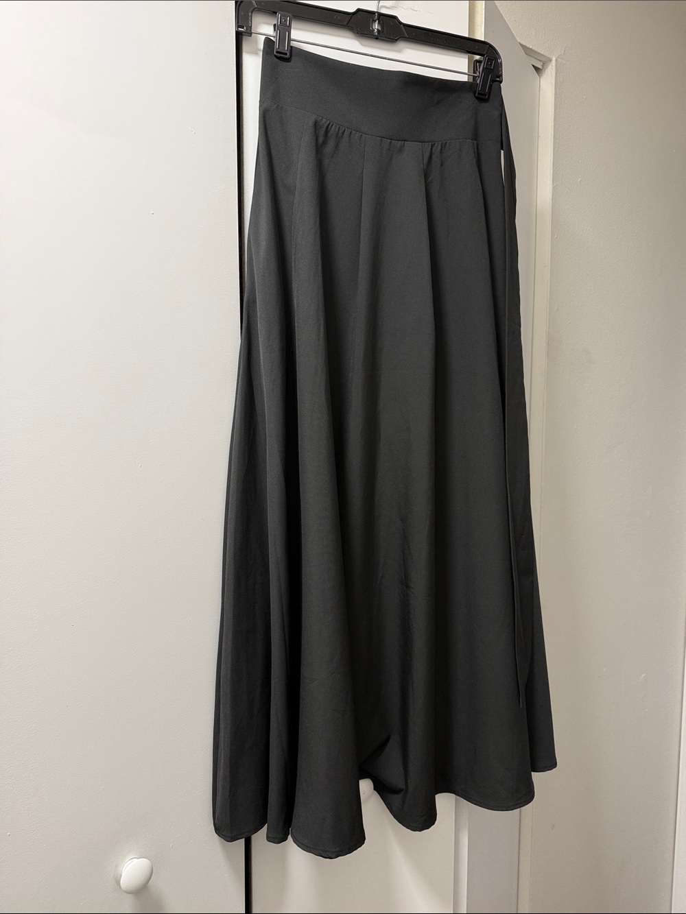 Flowing Black Maxi Skirt - Women